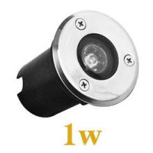 IP68 luz subterránea del LED CE RoHS 1W luz del piso del LED